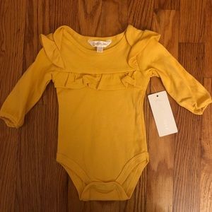 Emily and Oliver Yellow Onesie - Size 3-6 M